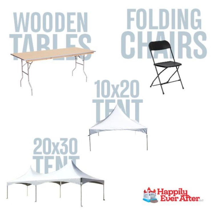 Tents, Tables and Chairs